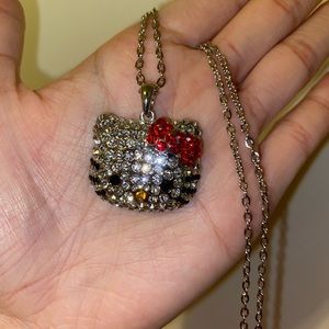 NEW HELLO KITTY BLING NECKLACES. MANY STYLES AVAILABLE. Small to very large